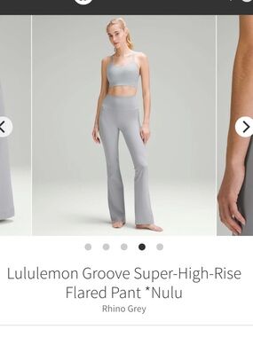 lululemon athletica Super-High-Rise Flared Pant in Rhino Grey